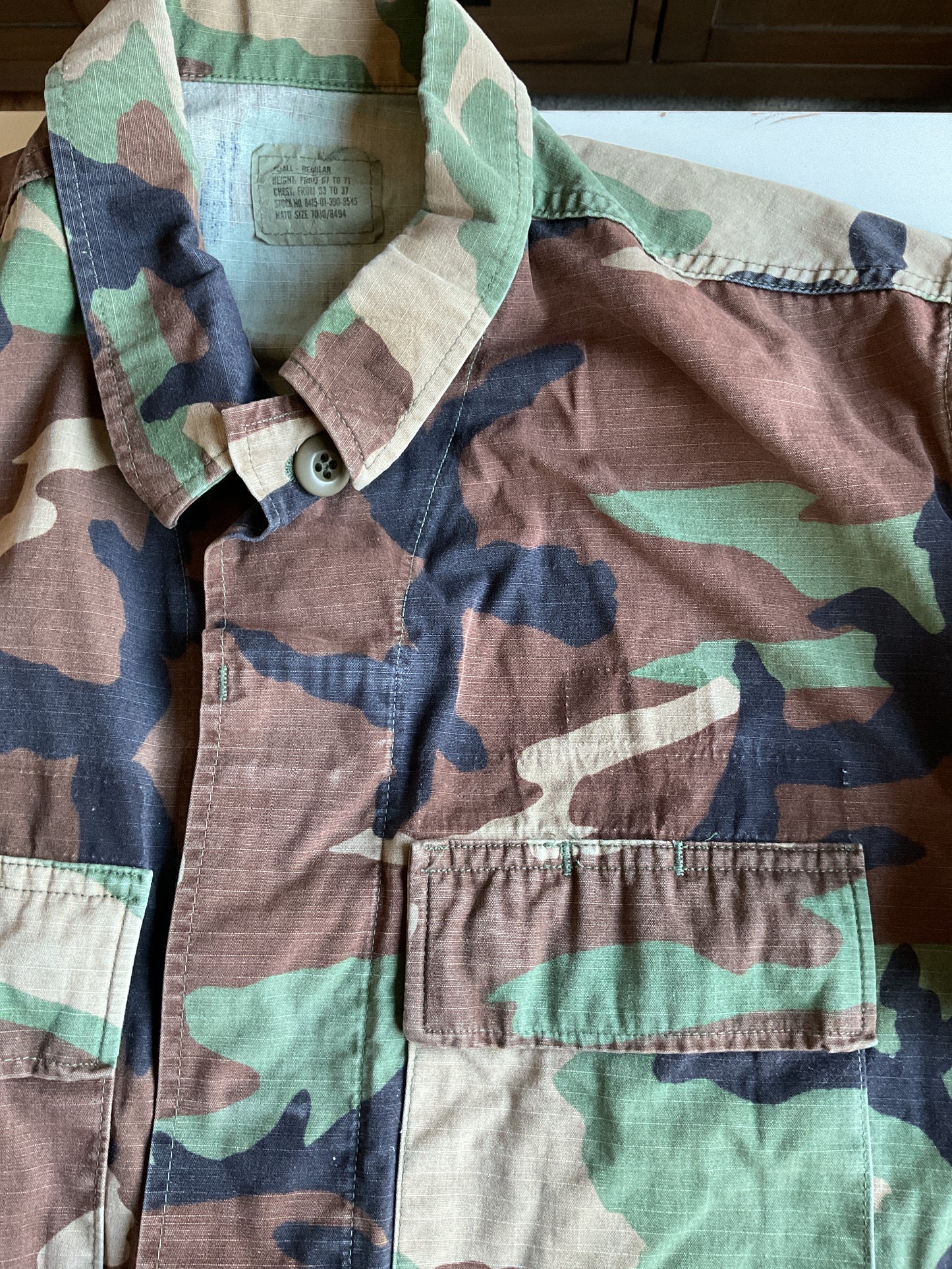 Men’s Small Army print jacket
