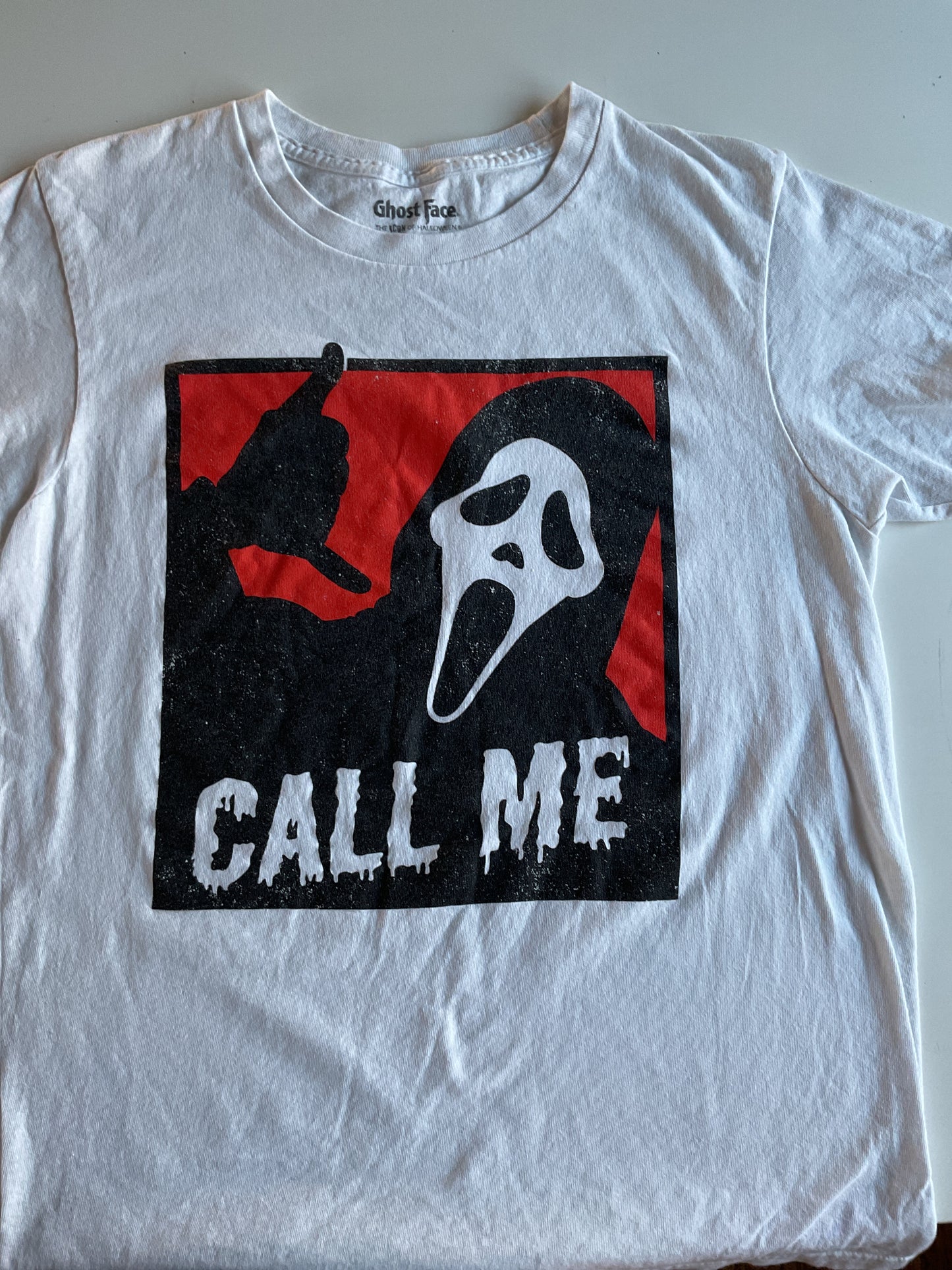White Ghost Face size M