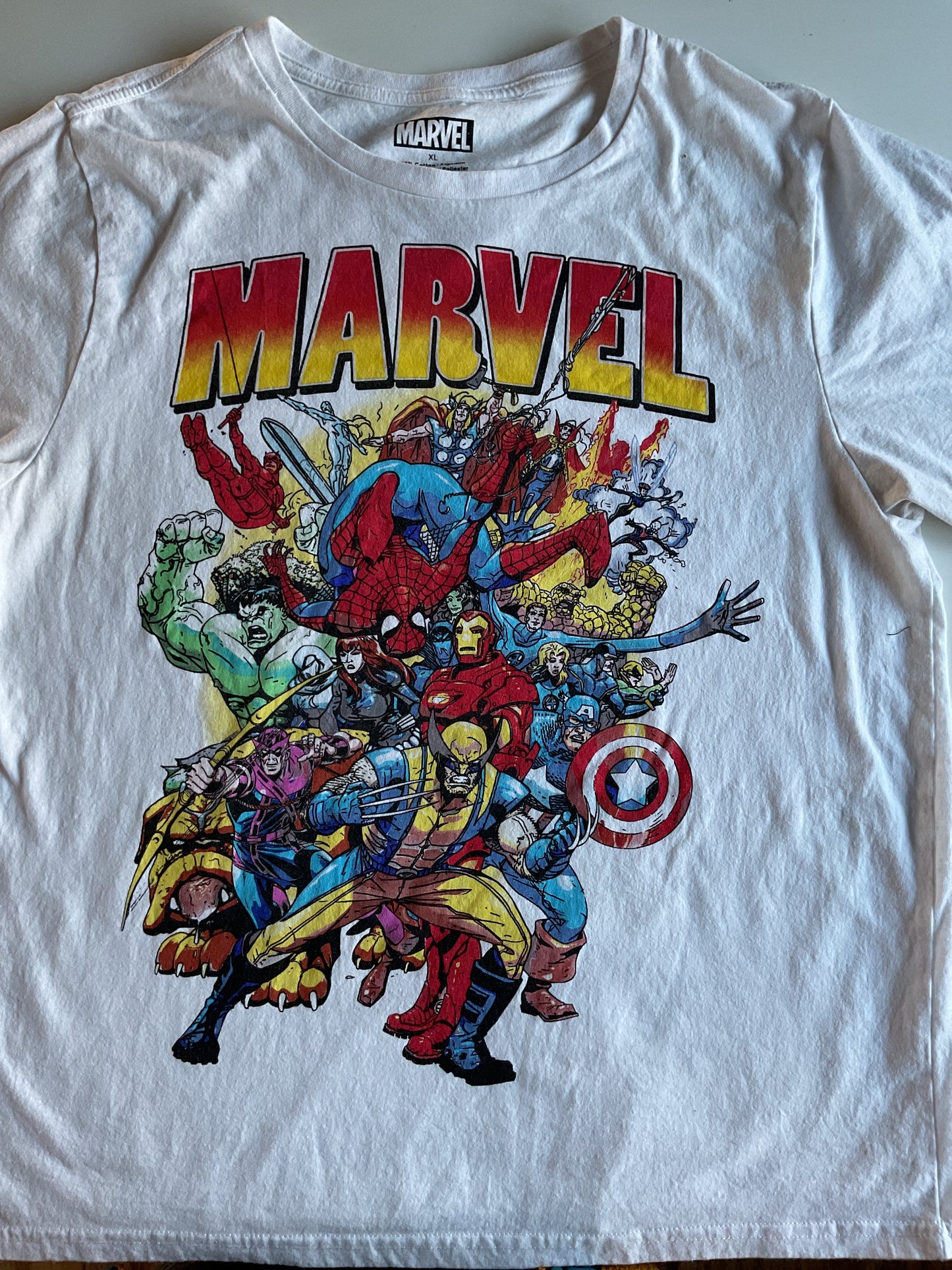 Marvel White XL