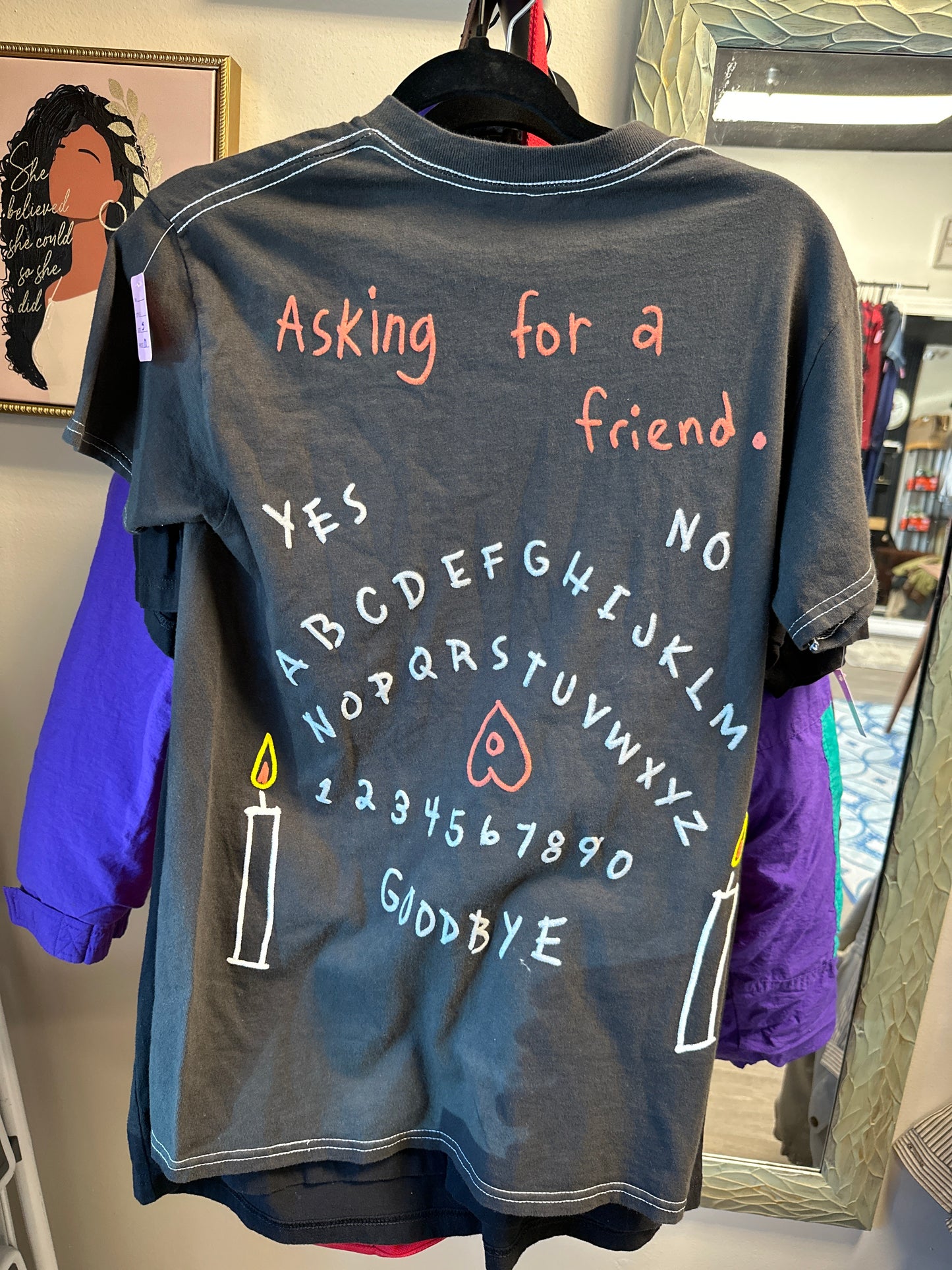 ASKING FOR A FRIEND - GOODBYE BLACK T-SHIRT SIZE SMALL