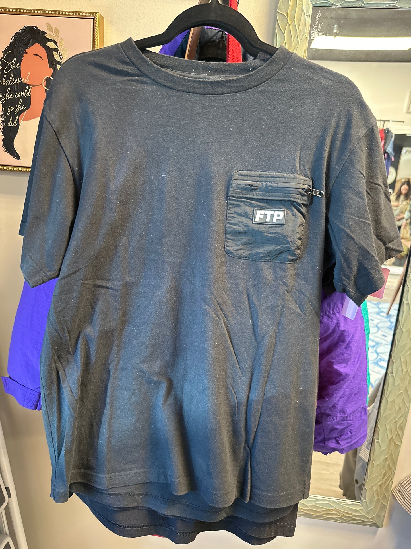 FTP BLACK T-SHIRT SIZE M