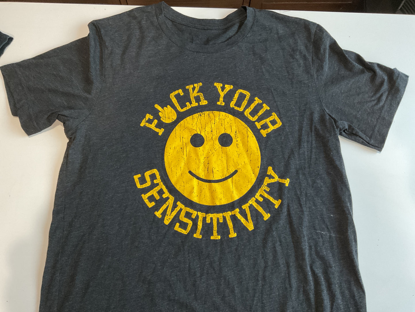 Black Fuck your sensitivity Tee M