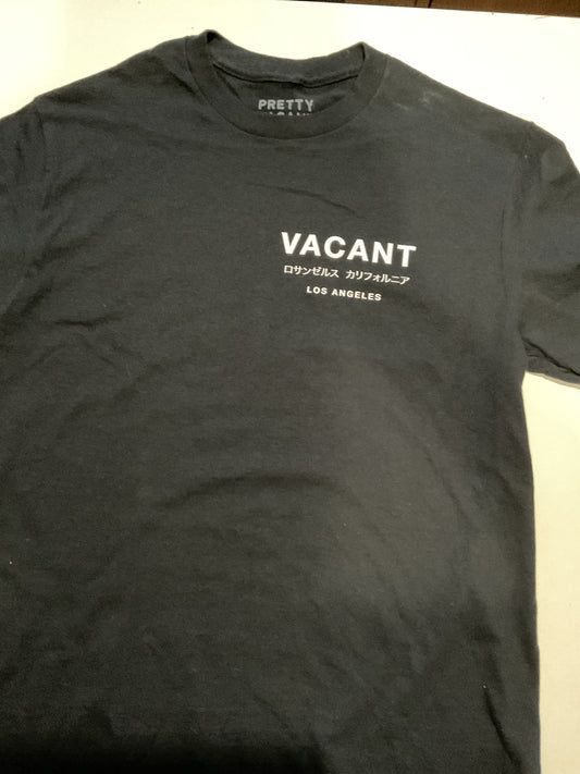 BLACK VACANT NEW T SHIRT S