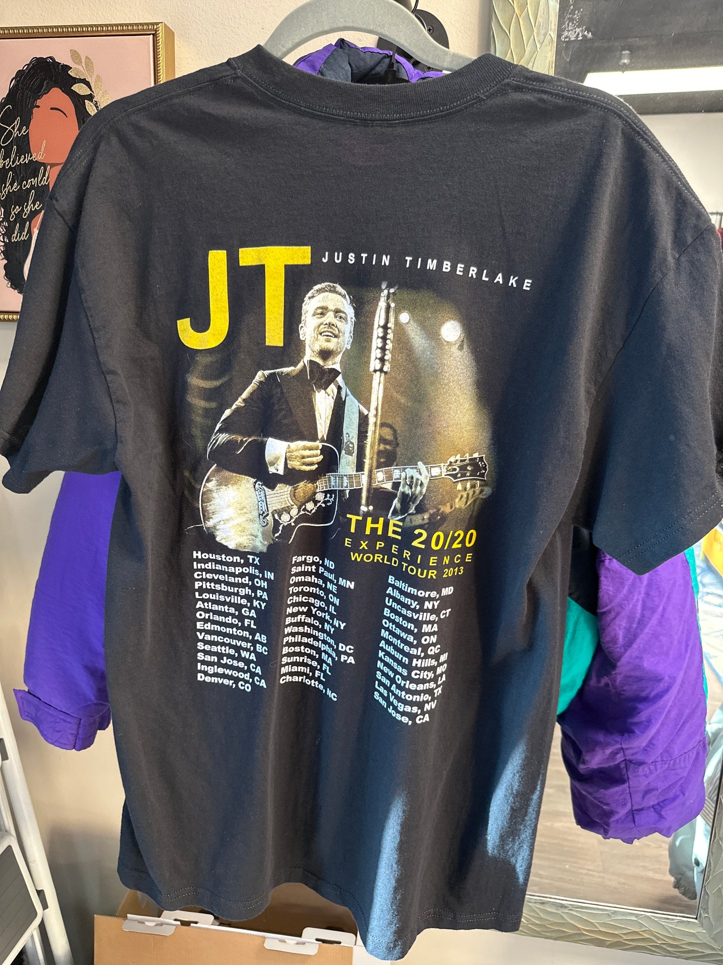 JT THE 20/20 EXPERIENCE WORLD TOUR, T-SHIRT, SIZE M